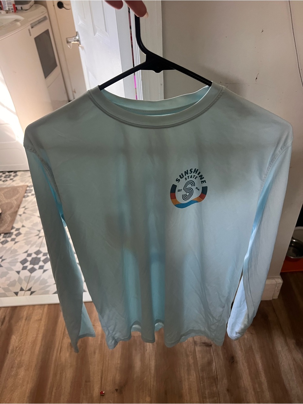 Light Blue Long Sleeve Tee